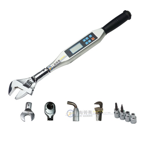 電子數顯力矩扳手圖片(可配活動開口頭)